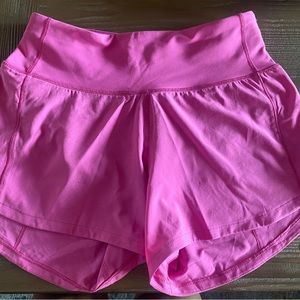 Sonic Pink Lululemon shorts - Size 0